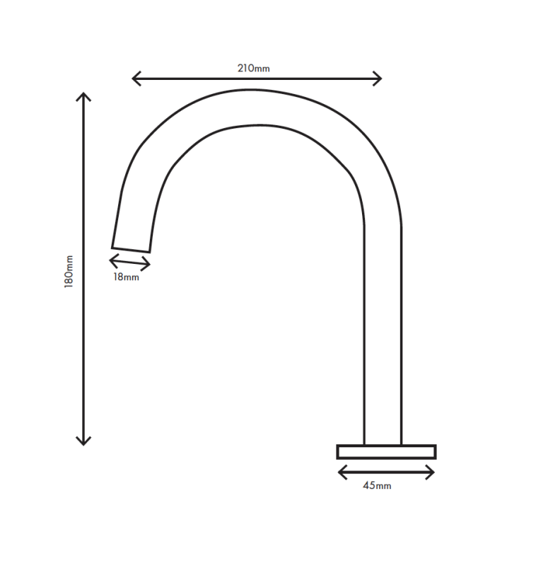 MURO TUA Rubinetto lavabo a 2 fori cromato con bocca rotonda 1208972104