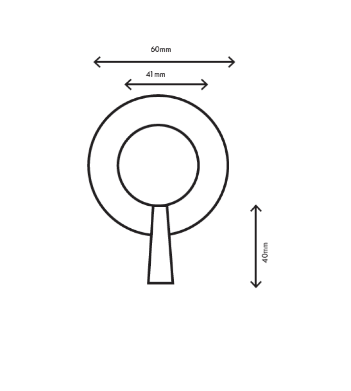 MURO TUA Miscelatore da incasso a muro cromato M1.B31.R.CR