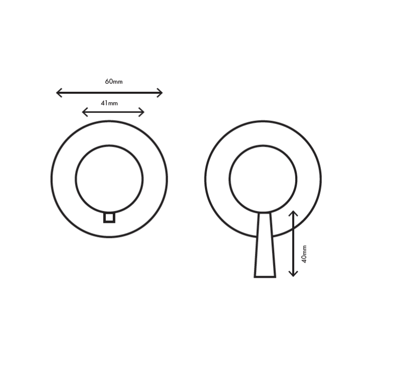 MURO TUA Termostato doccia da incasso con 3 uscite cromato M1.B33T.R.CR