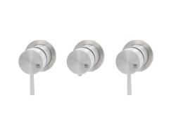 MURO TUA Rubinetto termostatico da incasso per doccia con 2 rubinetti di arresto cromato M1.B34T.R.CR