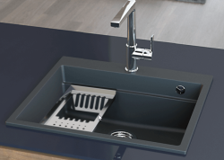 Massimo Accessorio Plate Tray Nero Opaco 366x176x63mm