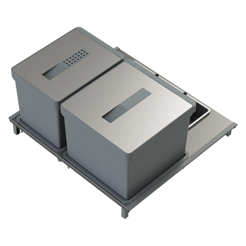 Indux Sort Sistema di smaltimento rifiuti a doppia funzione Comando manuale per cassetti estraibili 1208972319