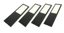 Indux Solin Set LED multicolore per cucina 4 faretti x 3,6 W Nero 1208972346