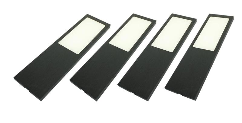 Indux Solin Set LED multicolore per cucina 4 faretti x 3,6 W Nero 1208972346