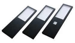 Indux Lino Set LED da incasso per cucina 3 faretti 4W con interruttore touch dimmer integrato nero 1208972391
