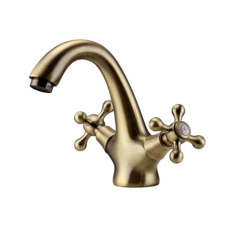 Aquanello Heritage Ascot Classic Nostalgic Basin Mixer Faucet Bronze BN-4101-HA