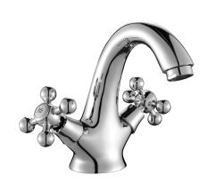 Aquanello Heritage Ascot Miscelatore lavabo classico nostalgico cromato CR-4101-HA