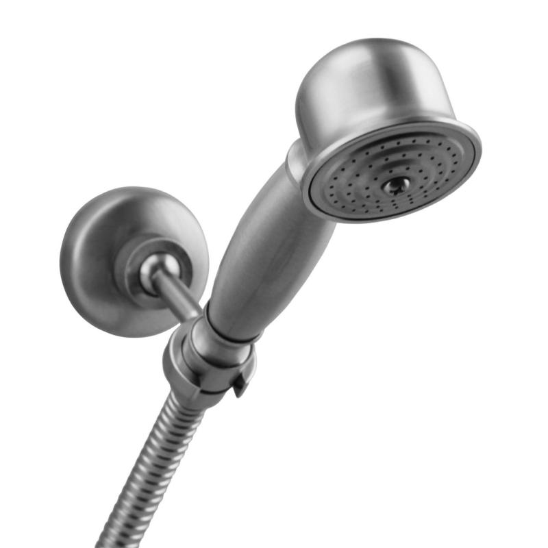 Aquanello Heritage Ascot Classic Surface-Mount Shower Faucet Set with Star Knobs, Stainless Steel, including Hand Shower NB-2002-HA