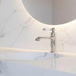 Aquanello Heritage Manor Miscelatore classico nostalgico per lavabo cromato CR-1001-HM