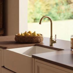Aquanello Heritage Manor Cucina classica - Rubinetto da cucina in stile retrò, bronzo BN-9001-HM