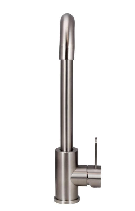 Aquanello Forma Miscelatore da cucina monocomando in acciaio inossidabile massiccio SS-1001-FM