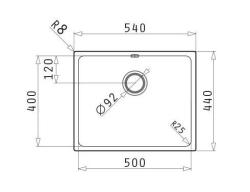 PM Lydia Lavello in acciaio inossidabile 50x40 cm, da incasso sotto piano, da incasso a filo piano e da appoggio 1208972641