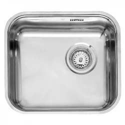 Reginox R184035OKG Lavandino in acciaio inossidabile 45x40cm da appoggio con tappo a cestello R00991