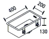 ABK Bingara 20f rvs spoelbak onderbouw KS51020002