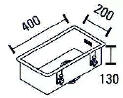 ABK Bingara 20f lavello in acciaio inossidabile sottopiano  KS51020002