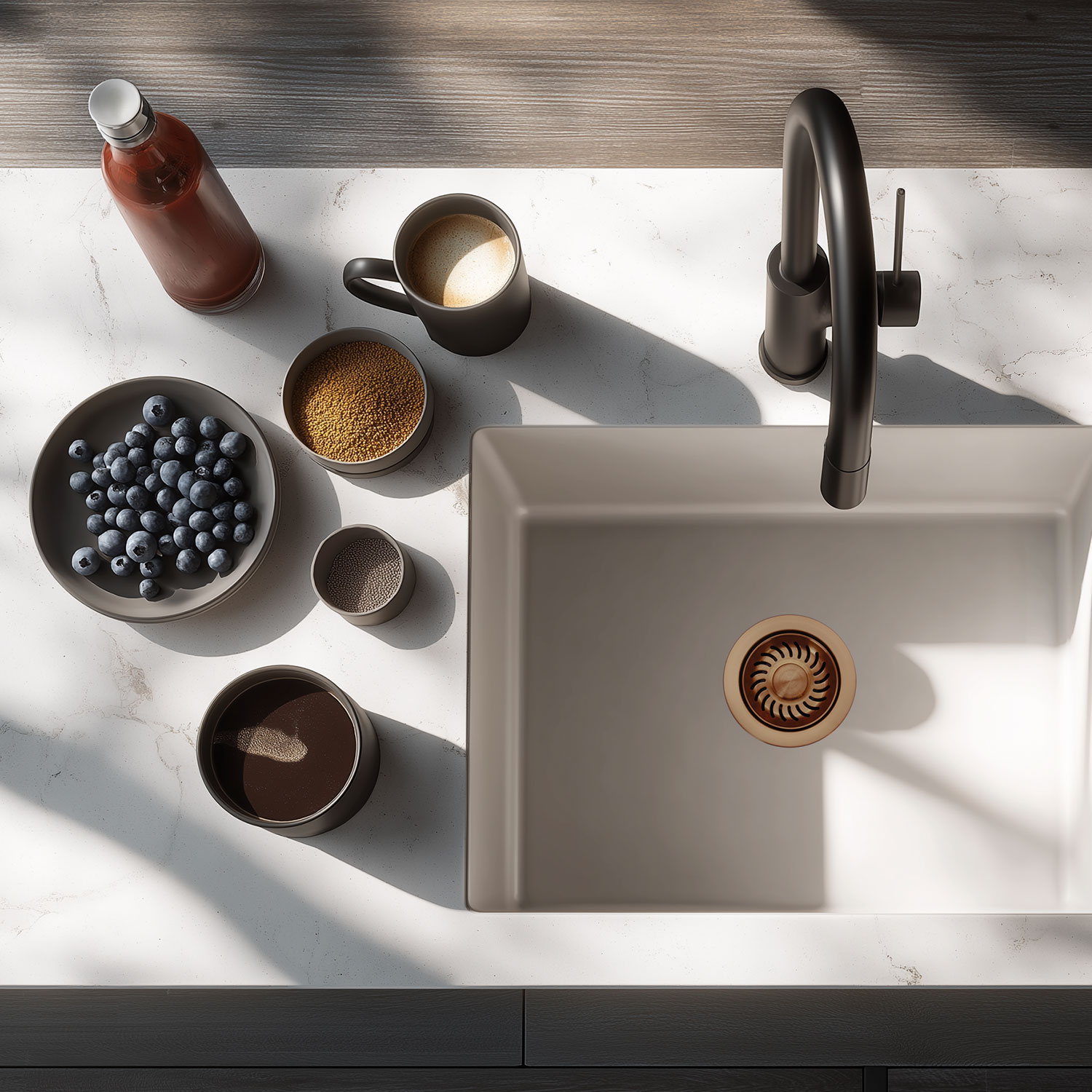 Cura dei lavelli in composito di biofibra: prevenzione e rimozione delle macchie causate dagli alimenti di uso quotidiano